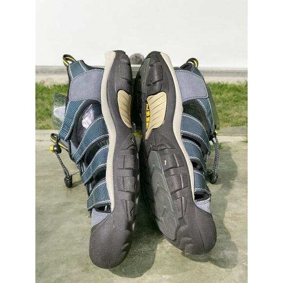 KEEN Newport H2 Hiking Sandals – Men’s 11.5 – Gray/Blue/Yellow